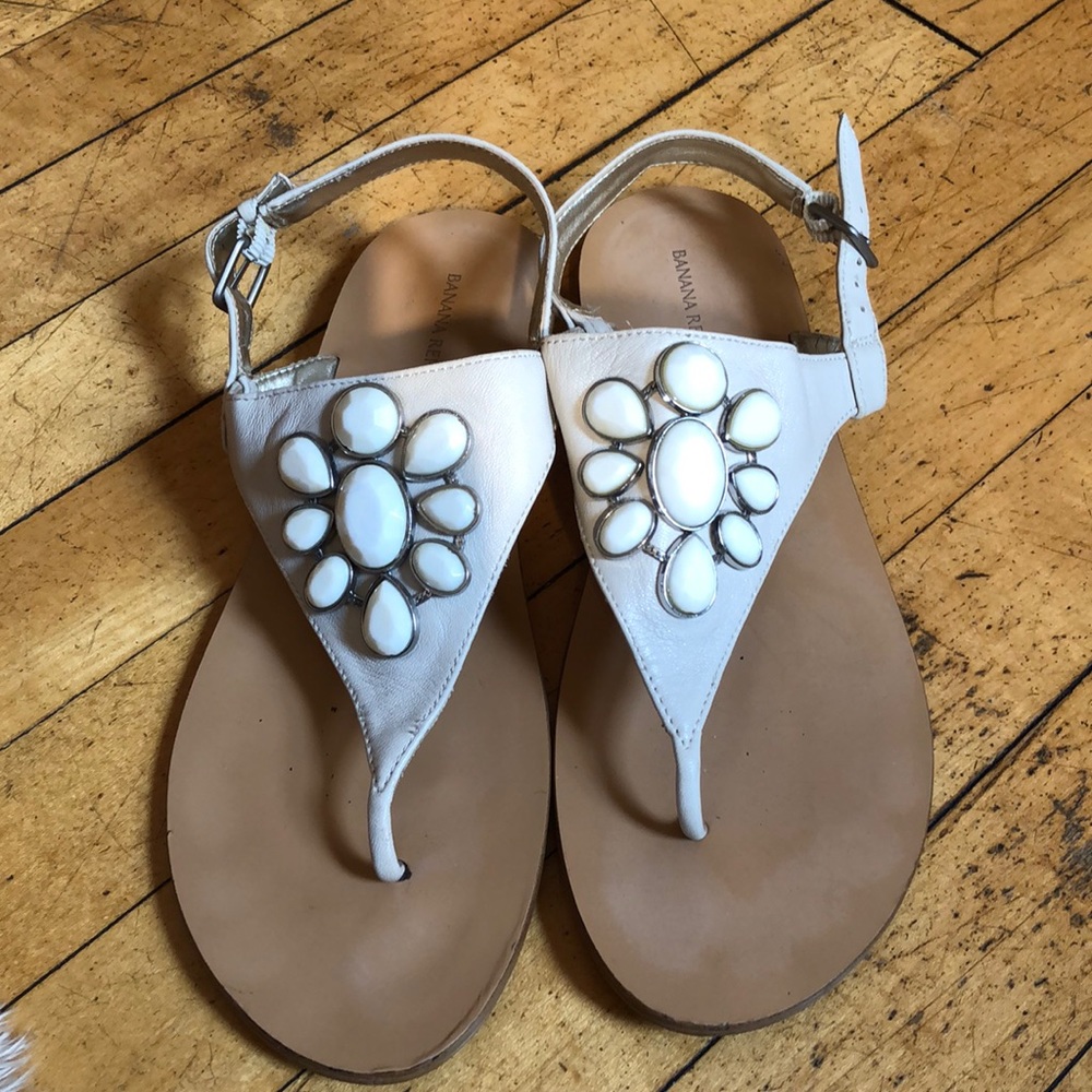 Banana republic slingback sandals